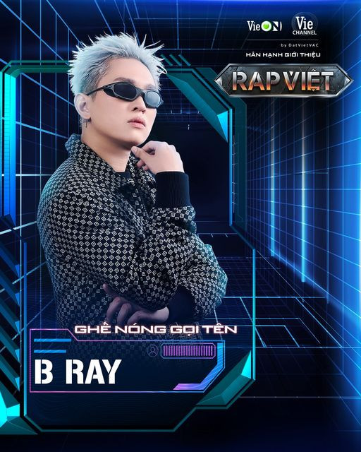 B Ray sẽ tham gia Rap Việt mùa 4, sắp lên sóng vào tháng 9. B Ray sẽ tham gia Rap Việt mùa 4, sắp lên sóng vào tháng 9.