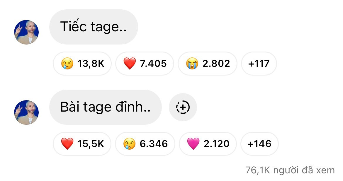 Wean là một trong những "anh trai" thân thiết với Tage trong chương trình.