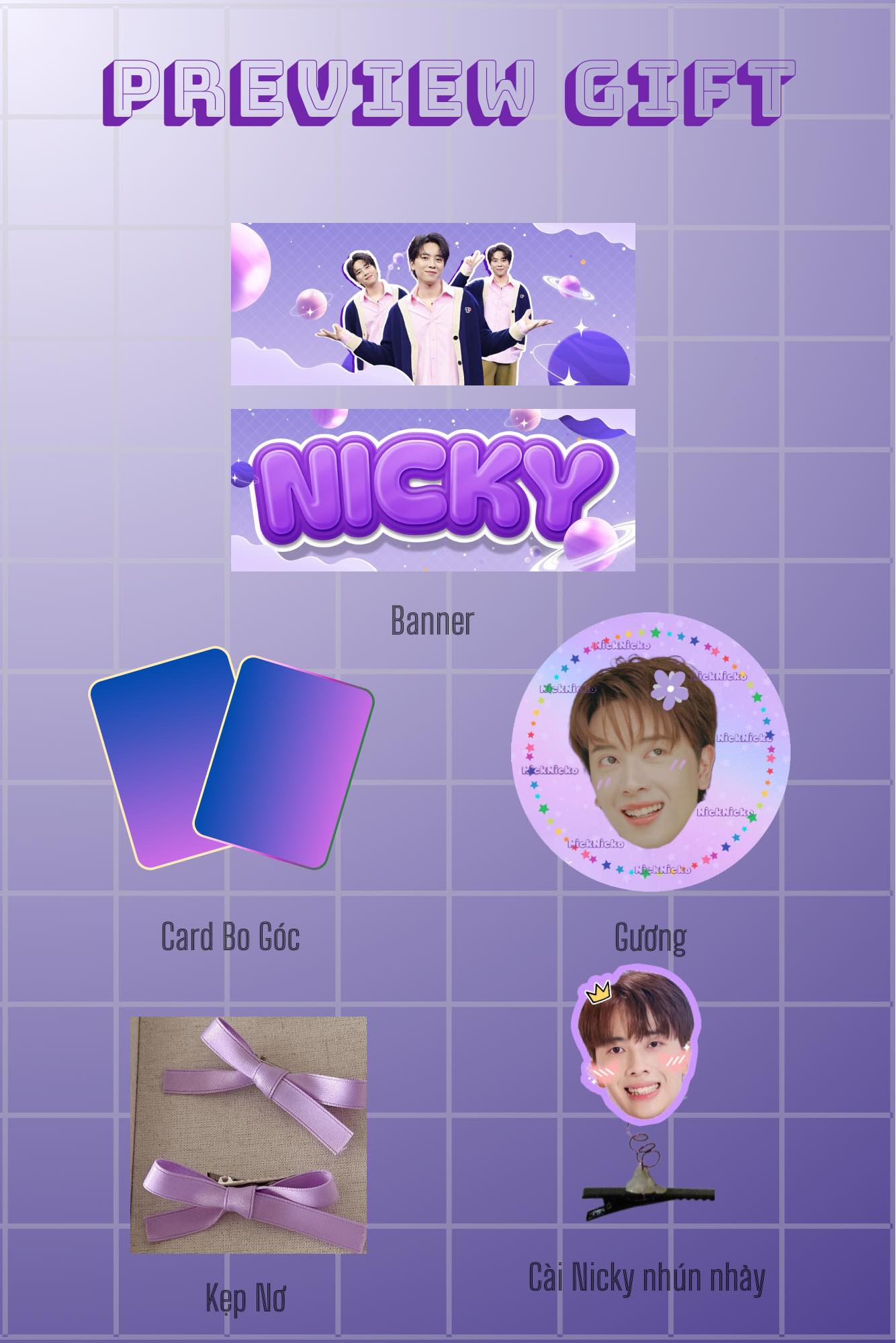 Quà FC Nicky chuẩn bị tặng fan. Ảnh: FC NICKY Quà FC Nicky chuẩn bị tặng fan. Ảnh: FC NICKY