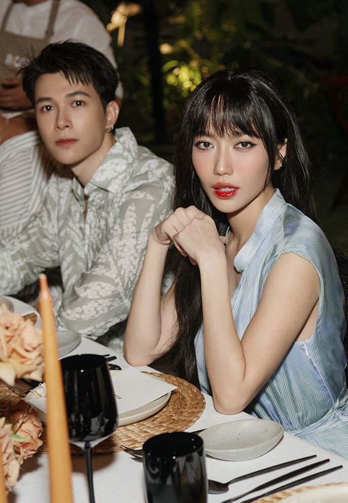 Anh Tú - Diệu Nhi góp mặt tại buổi tiệc thân mật của thương hiệu. Anh Tú - Diệu Nhi góp mặt tại buổi tiệc thân mật của thương hiệu.