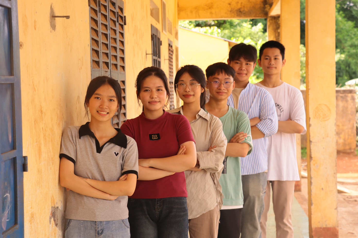 Một số thành viên của nhóm dự án trong ngày đi khảo sát thực tế. Một số thành viên của nhóm dự án trong ngày đi khảo sát thực tế.