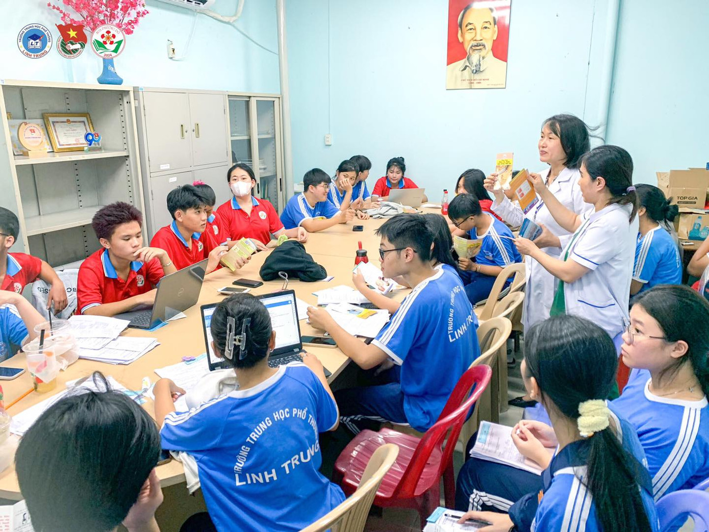 Ảnh: Đoàn trường THPT Linh Trung