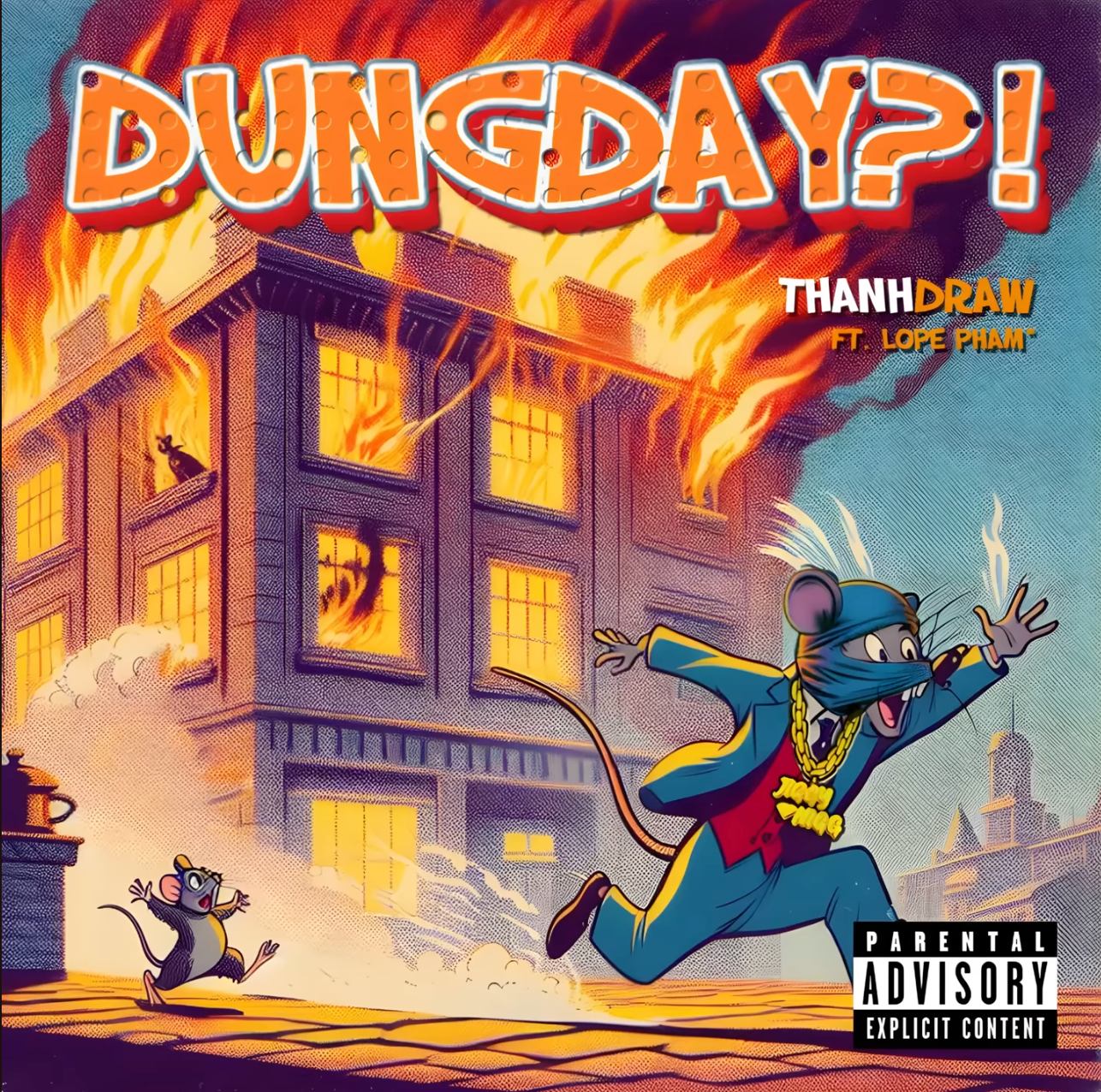 Sản phẩm mới của Thành Draw với hình ảnh "Cháy nhà lòi mặt chuột". Sản phẩm mới của Thành Draw với hình ảnh "Cháy nhà lòi mặt chuột".