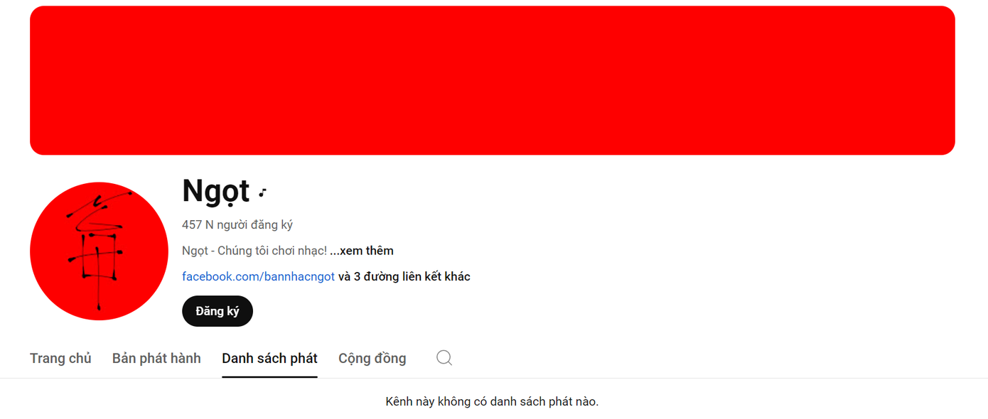 Hiện tại, các ca khúc trên kênh YouTube Ngọt đã bị xóa/ẩn.