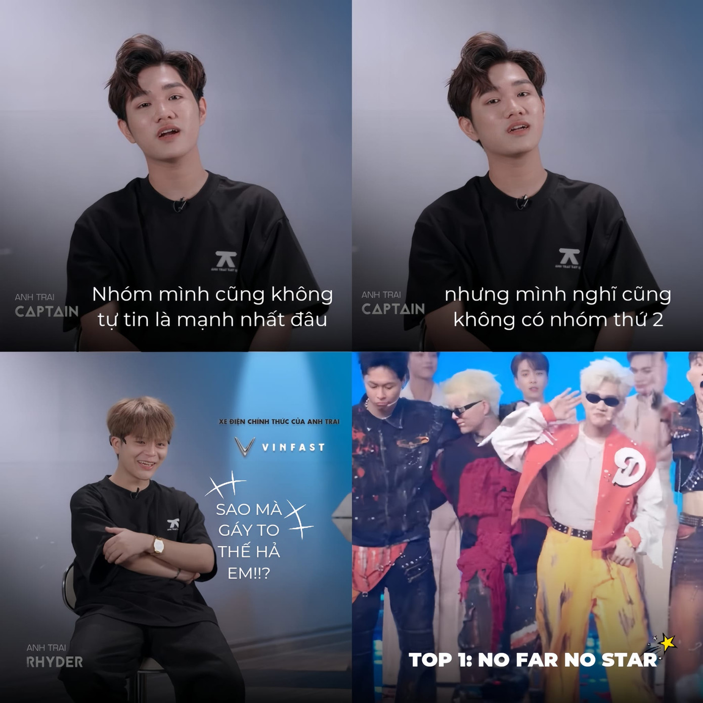 Anh cũng xuất sắc cùng team giành được hạng nhất trong tập 2. Anh cũng xuất sắc cùng team giành được hạng nhất trong tập 2.