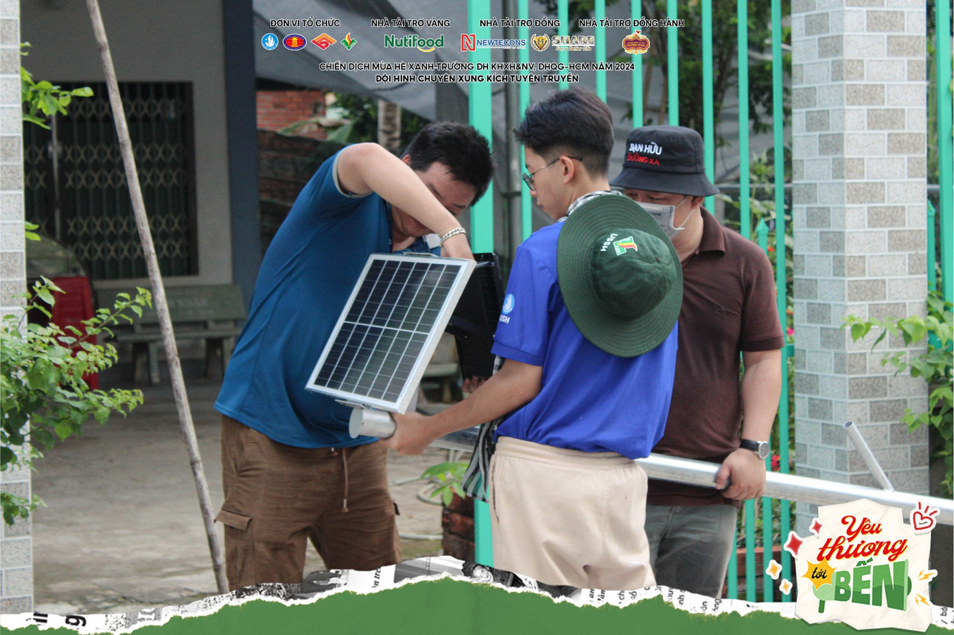 Công trình Thắp sáng đường quê. Ảnh: Đội hình chuyên Xung kích Tuyên truyền Công trình Thắp sáng đường quê. Ảnh: Đội hình chuyên Xung kích Tuyên truyền