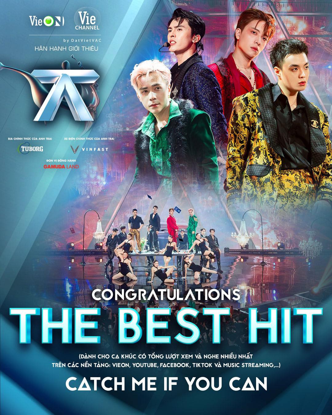 Ca khúc Catch Me If You Can của team Negav, Quang Hùng MasterD, Công Dương, Nicky sở hữu giải thưởng the best hit với 2 tỷ view trên các nền tảng. Ca khúc Catch Me If You Can của team Negav, Quang Hùng MasterD, Công Dương, Nicky sở hữu giải thưởng the best hit với 2 tỷ view trên các nền tảng.