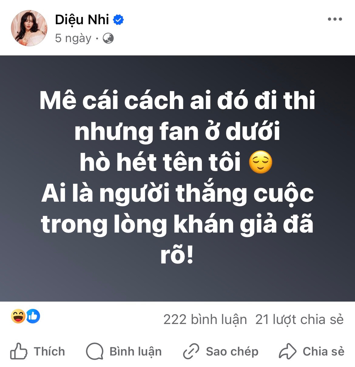 Nữ diễn viên Gặp Lại Chị Bầu cũng thường xuyên theo dõi chương trình.