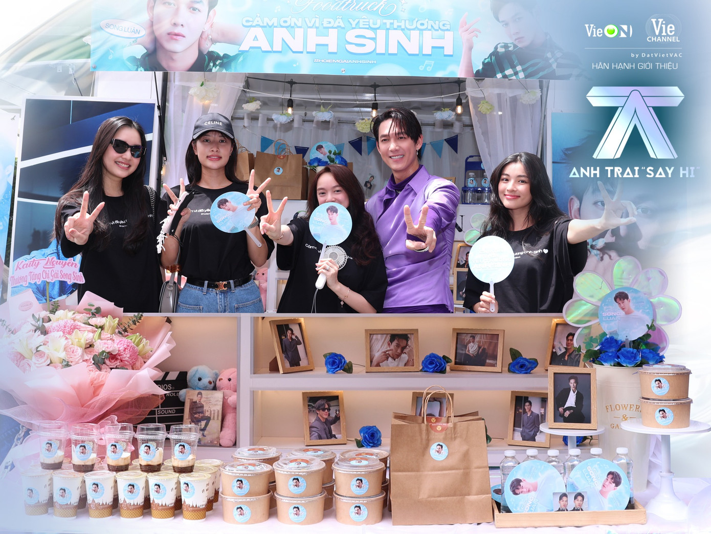 Không chỉ có Anh Tú, "Anh Sinh" cũng được fanclub và "người hâm mộ đặc biệt" Thiên Ân, Kaity Nguyễn ủng hộ nhiệt tình.