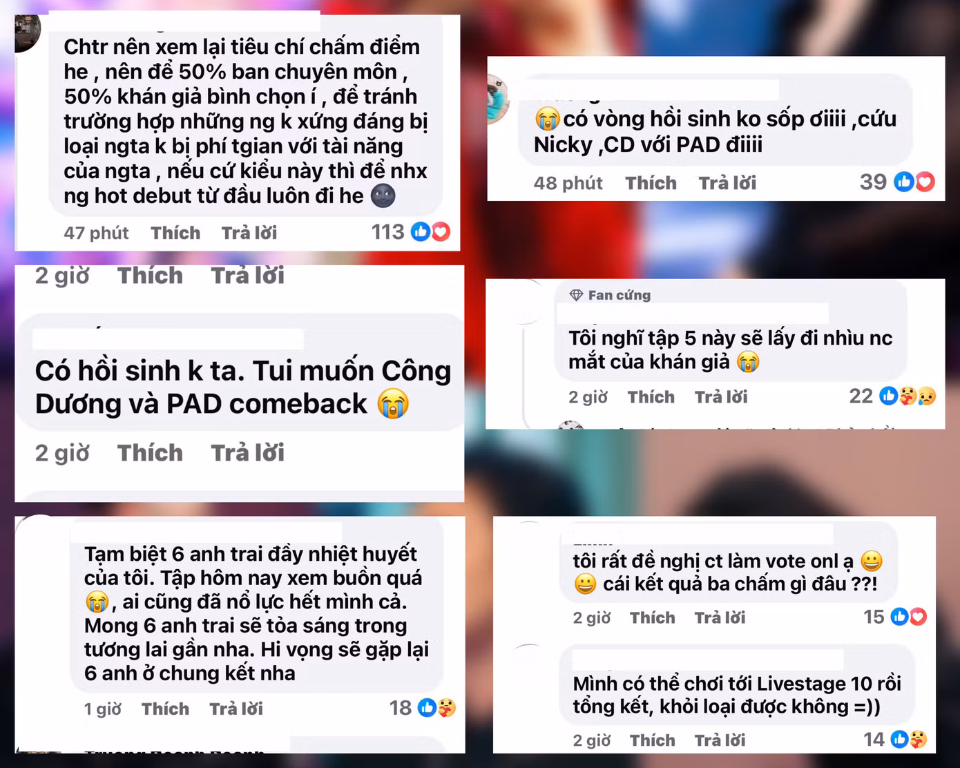 Nhiều khán giả nức xúc, yêu cầu vòng Hồi sinh gấp sau khi nhận "tin dữ" từ Anh Trai "Say Hi".