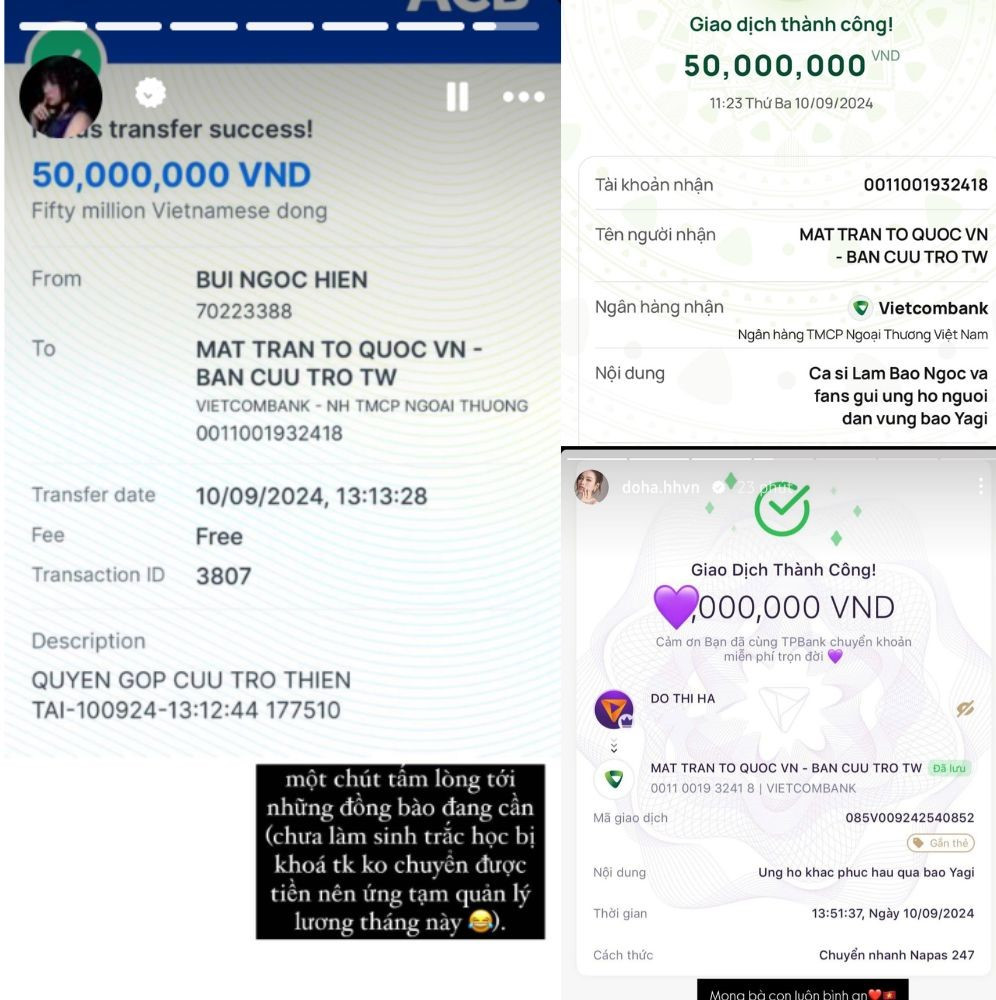 Orange, Lâm Bảo Ngọc, MIN cùng hướng về miền Bắc.