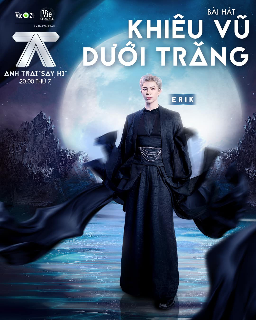 Tiết mục solo của ERIK được đầu tư vô cùng hoành tráng.