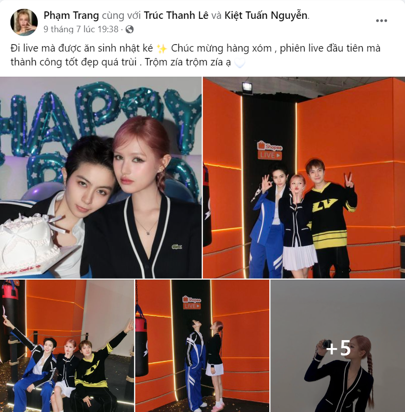 Xoài Non và Gil gọi nhau là "hàng xóm". Xoài Non và Gil gọi nhau là "hàng xóm".