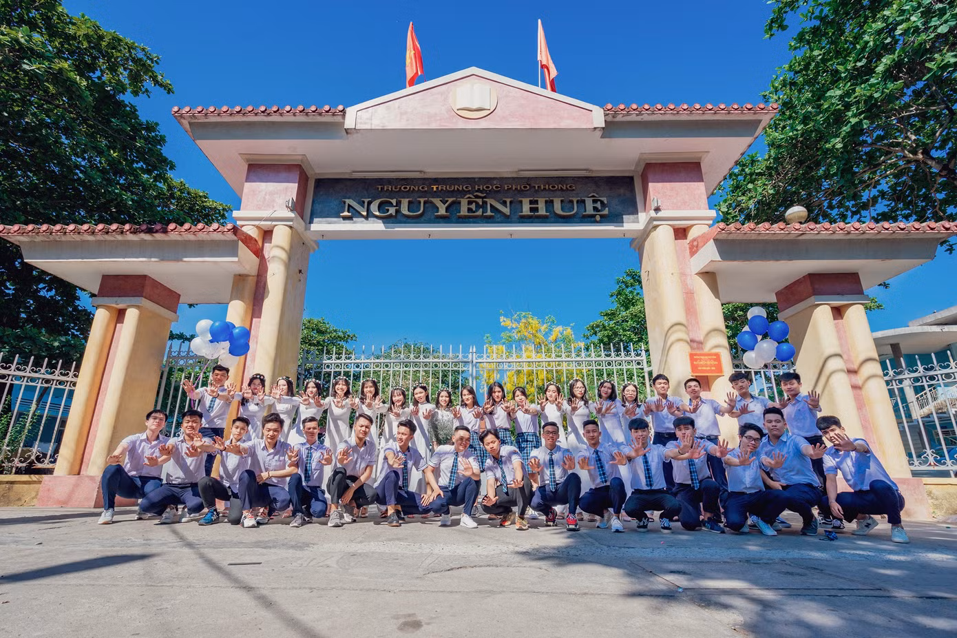 Ảnh: Fanpage Trường THPT Nguyễn Huệ - Huế