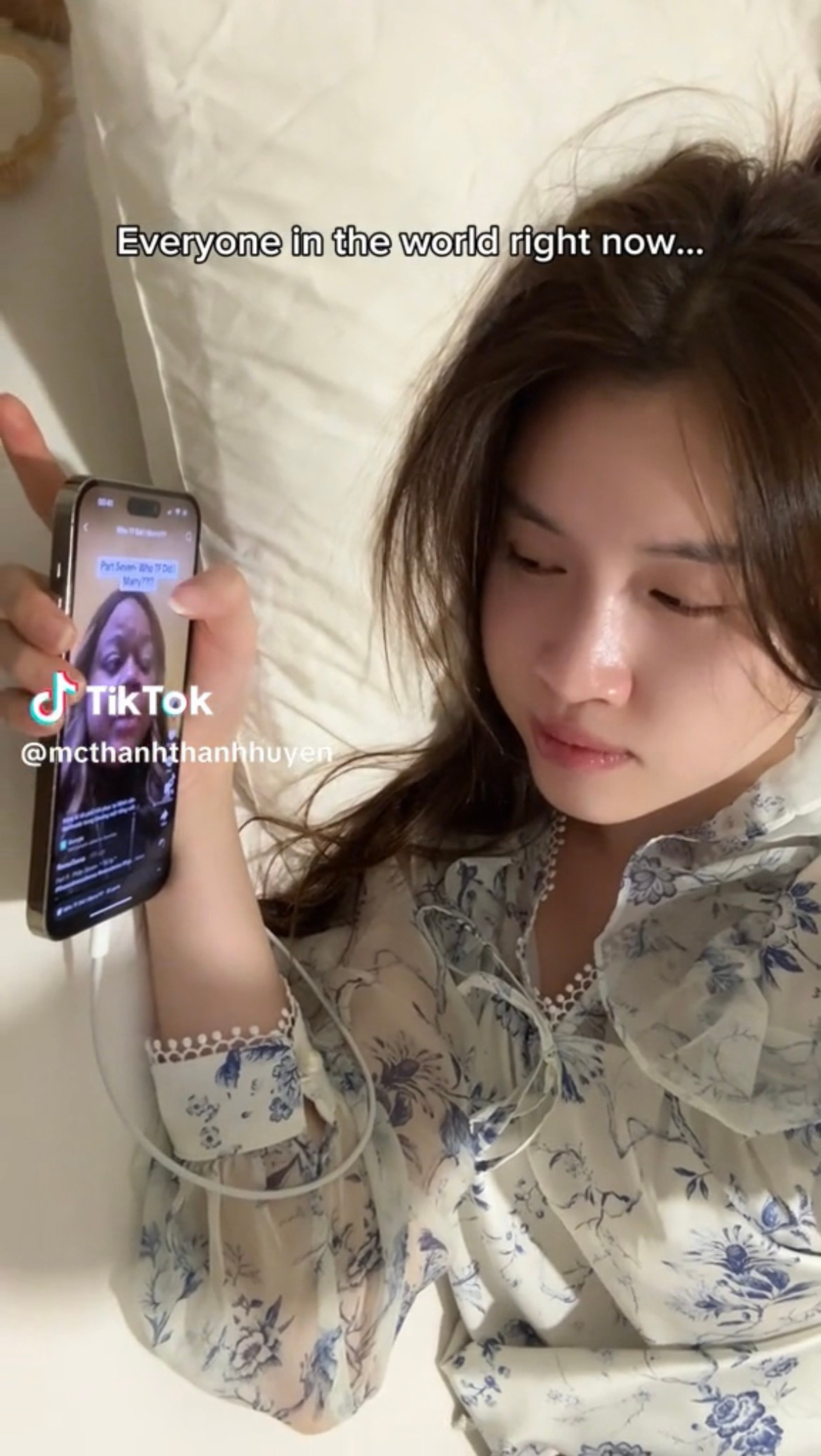 Giang cư mận thật sự đã "ăn ngủ" cùng series lôi cuốn này. Ảnh: @mcthanhthanhhuyen.