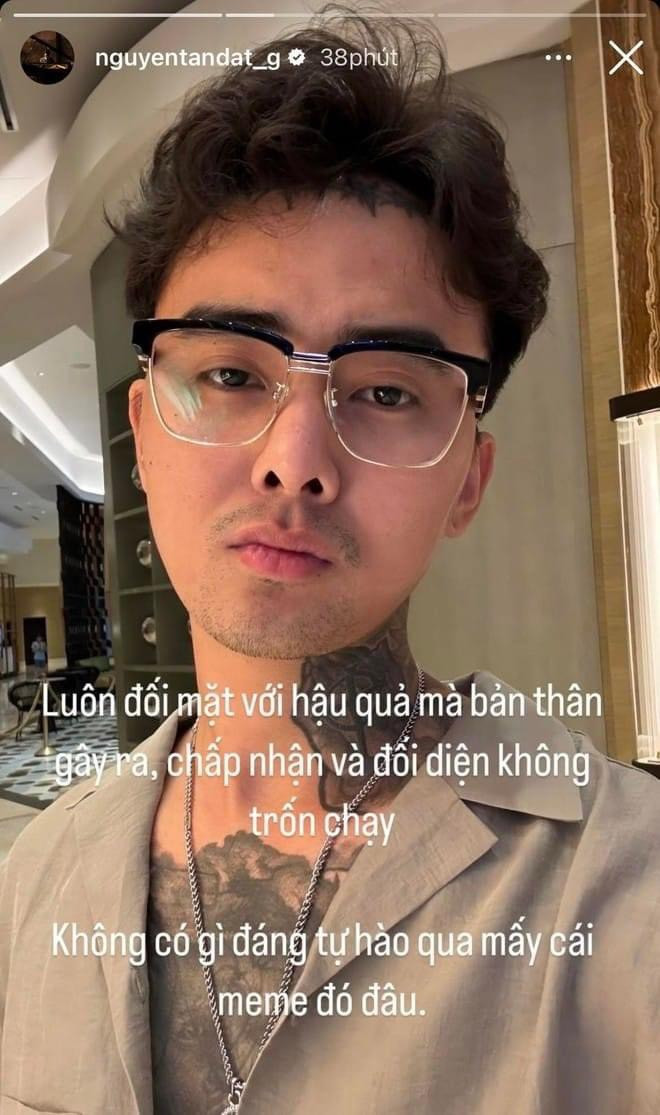 Story được cho là ngầm nói về sự kiện mấy ngày qua có nhắc tên Đạt G...