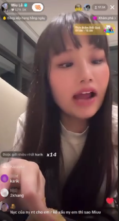 Miu Lê livestream giao lưu cùng fan, bật mí về người đang thích và &quot;kể xấu&quot; Karik.