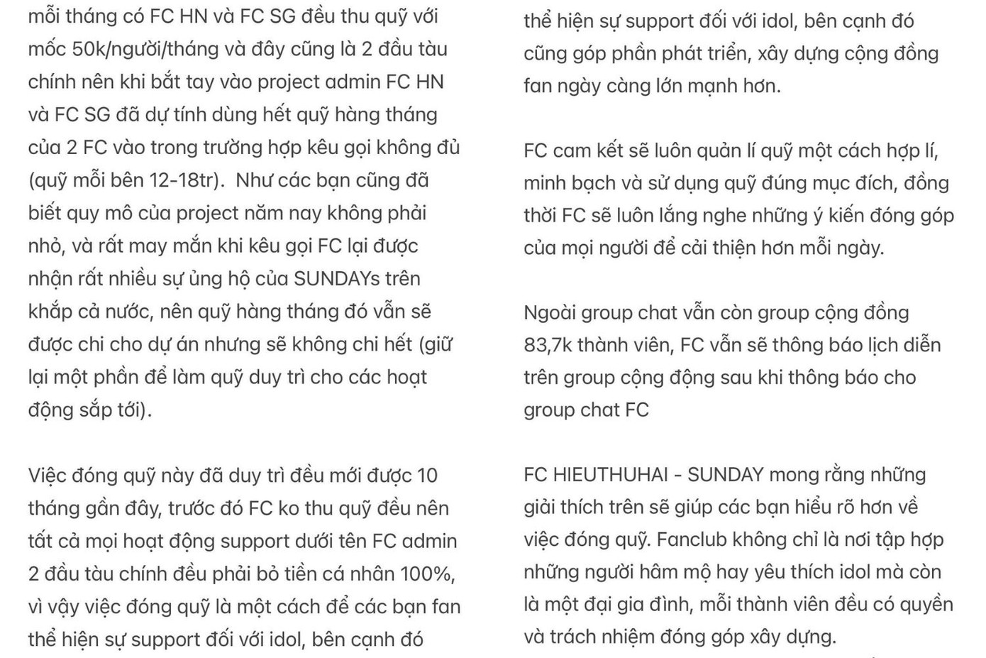 Phía FC tiết lộ kế hoạch tổ chức sinh nhật sắp tới cho HIEUTHUHAI. Ảnh: fchieuthuhai_ig Phía FC tiết lộ kế hoạch tổ chức sinh nhật sắp tới cho HIEUTHUHAI. Ảnh: fchieuthuhai_ig