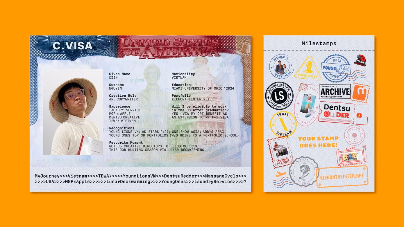 Những con dấu thể hiện cho sự nỗ lực của Kiên - Ảnh: Kien "Klay" Nguyen.