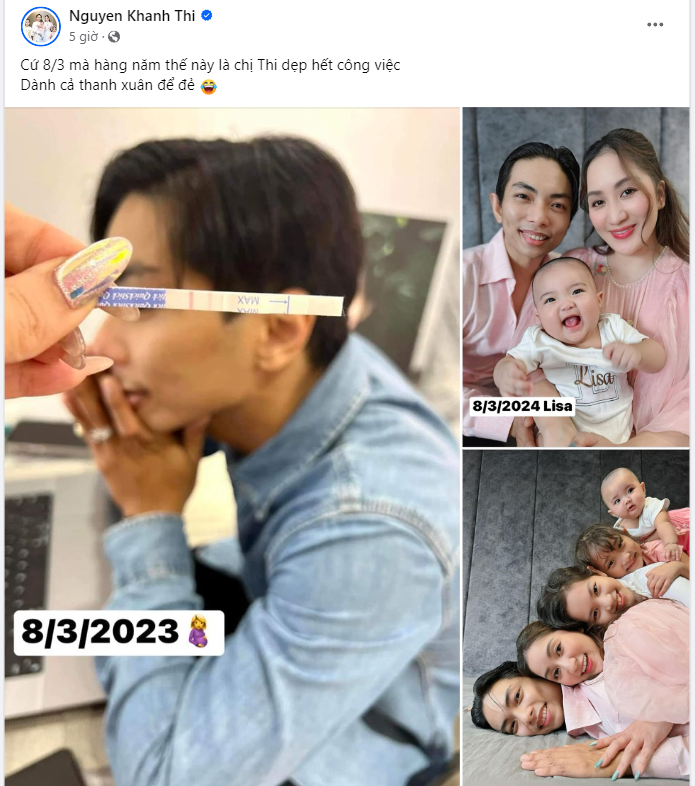 Gia đình Khánh Thi - Phan Hiển ôn lại kỷ niệm cách đây một năm. Gia đình Khánh Thi - Phan Hiển ôn lại kỷ niệm cách đây một năm.