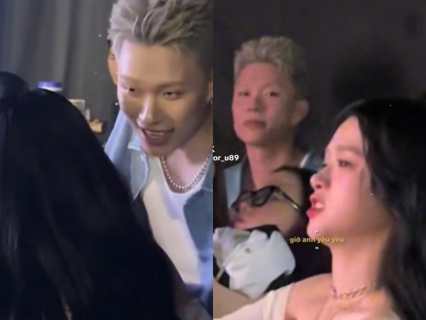 Khoảnh khắc Dương Domic &quot;trộm nhìn&quot; Linh Ka được dân tình chú ý.