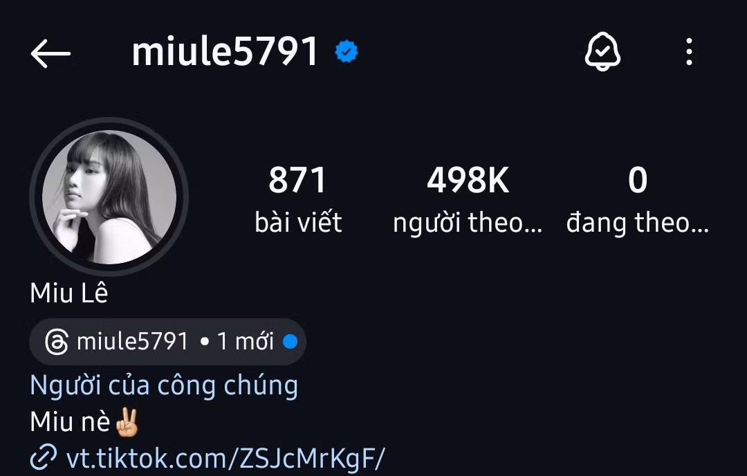 Trên Instagram, Miu Lê đã hủy follow WEAN, đoạn clip trên Story dù chưa qua 24 giờ nhưng cũng đã "bay màu".