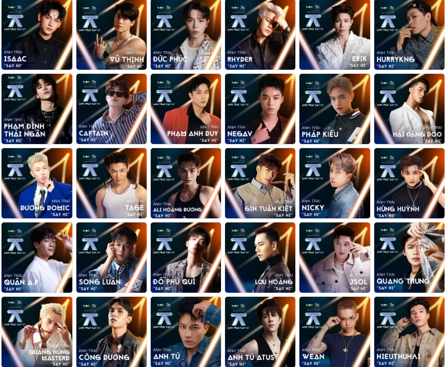 30 mỹ nam sẽ lên sóng tại Anh Trai "Say Hi" vào tháng 6. 30 mỹ nam sẽ lên sóng tại Anh Trai "Say Hi" vào tháng 6.