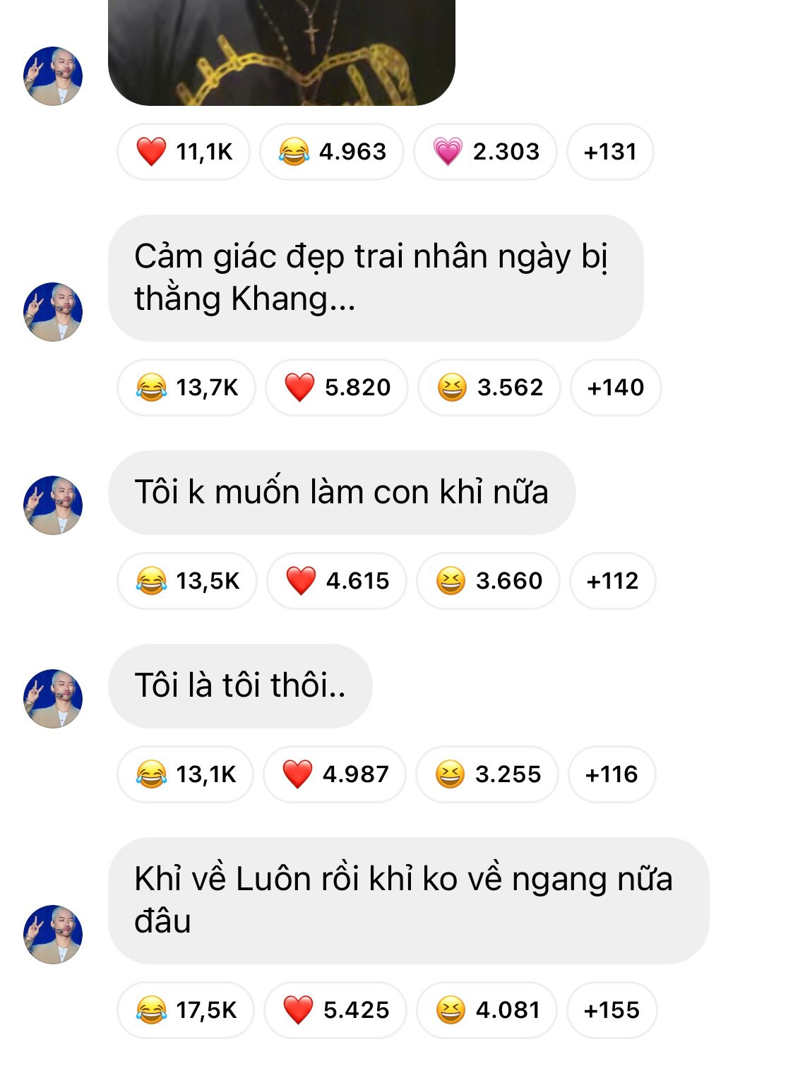 Những dòng tâm trạng của WEAN LE sau sự việc bị đội trưởng từ chối.