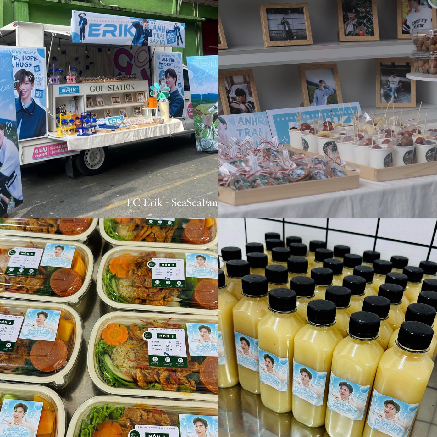 FC Erik “chi mạnh” khi thực hiện cả 3 dự án support food trong những lần ghi hình gần đây.
