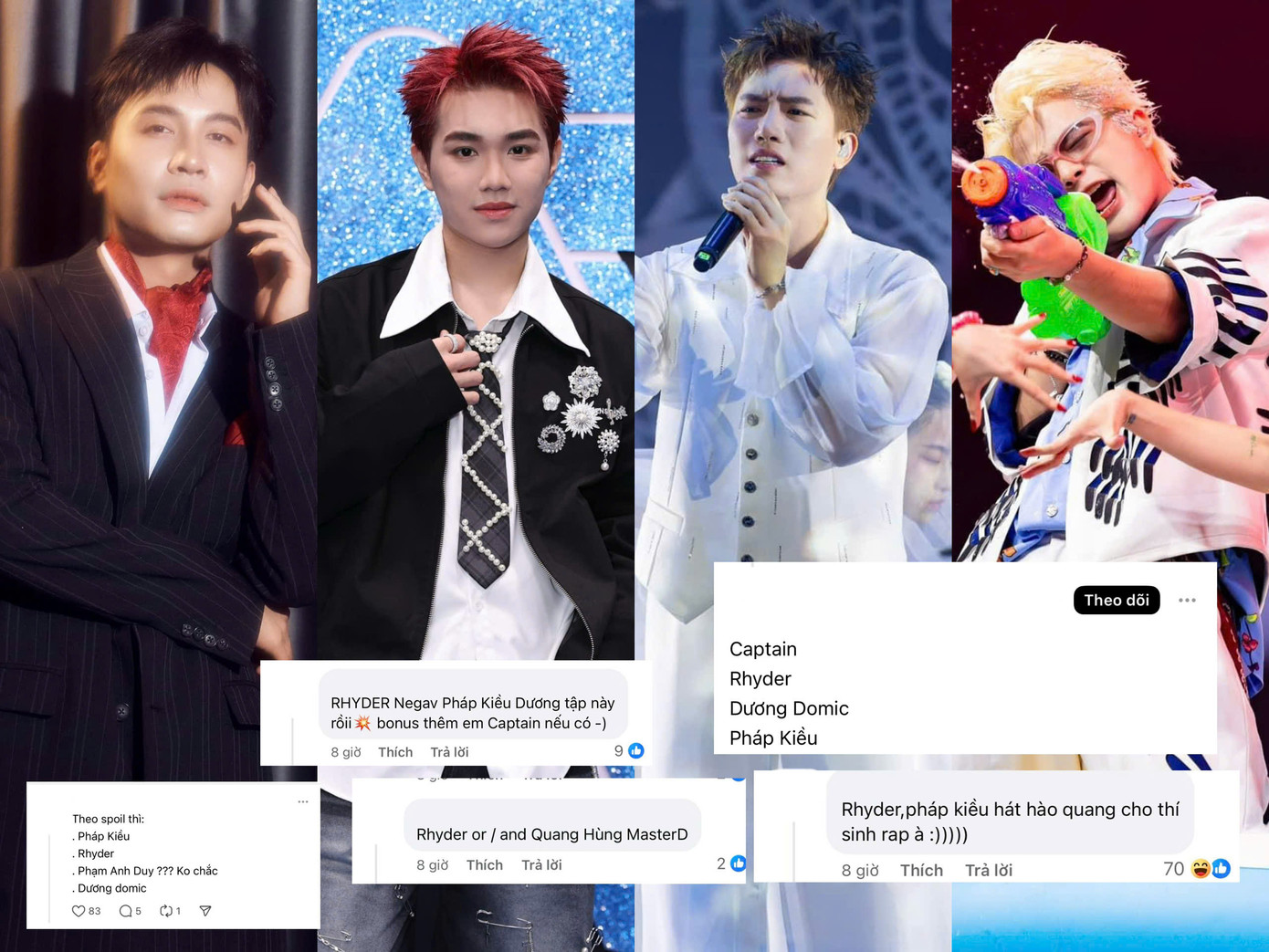 Fan háo hức, trông chờ sự xuất hiện của RHYDER, Captain, Pháp Kiều, Phạm Anh Duy.