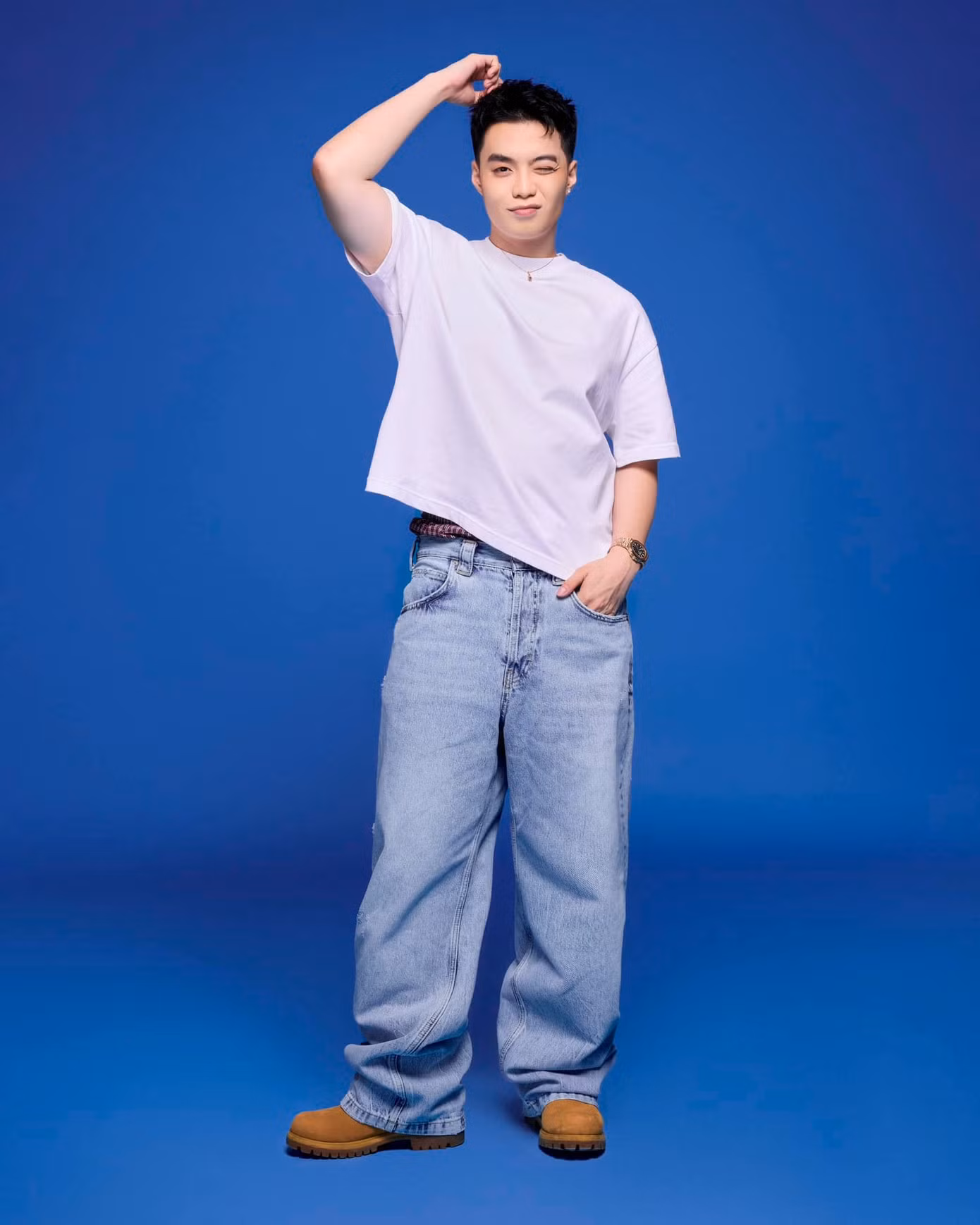 "Em út" tổ đội GERDNANG cũng được HIEUTHUHAI dìu dắt. Chủ nhân hit Không Thể Say từng chia sẻ quyết định tham gia Anh Trai "Say Hi" vì muốn mấy anh em có thể đứng trên sân khấu lớn cùng nhau.