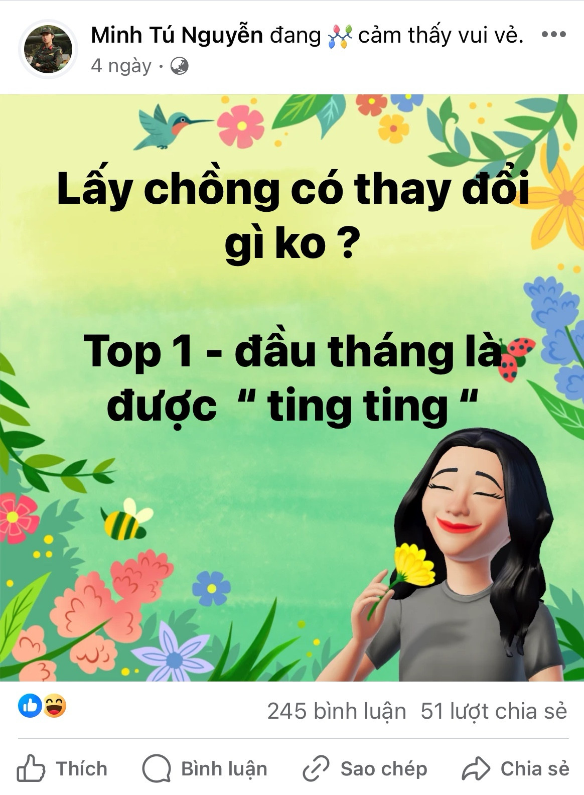 Minh Tú "flex" được ông xã chuyển khoản vào mỗi dịp đầu tháng. Minh Tú "flex" được ông xã chuyển khoản vào mỗi dịp đầu tháng.