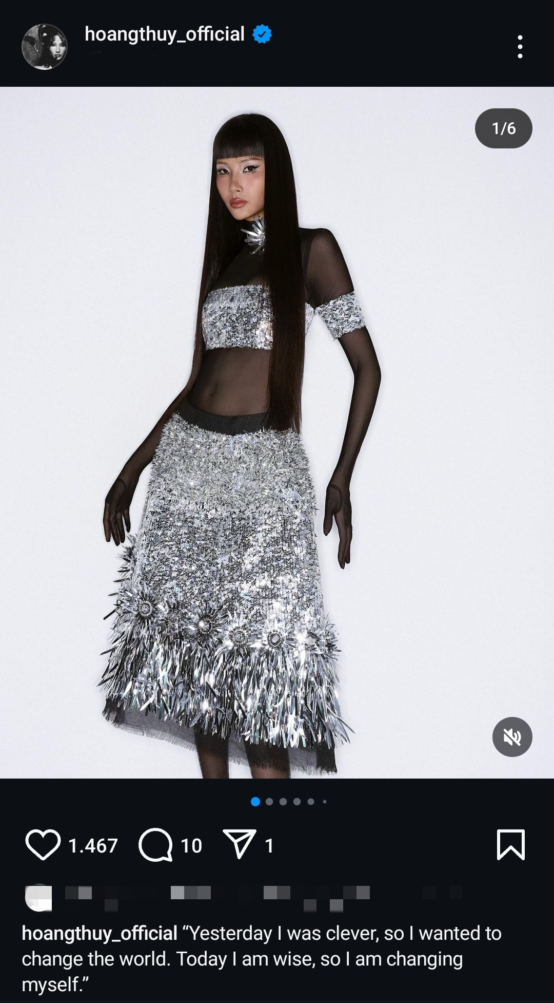 Hoàng Thùy chia sẻ dòng trạng thái sau khi xuất hiện đúng 30 giây trong tập 5.