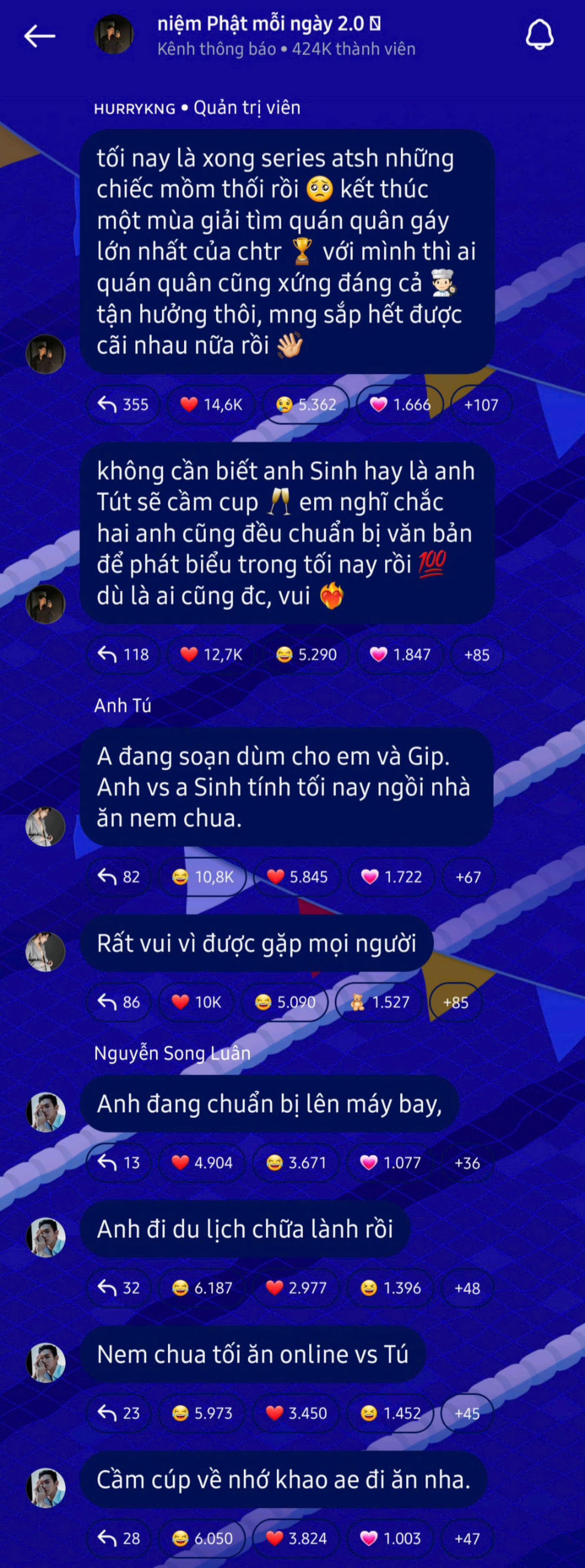 HURRYKNG tâm sự cùng 2 đội trưởng trước giờ lên sóng đêm Chung kết - trao giải. HURRYKNG tâm sự cùng 2 đội trưởng trước giờ lên sóng đêm Chung kết - trao giải.