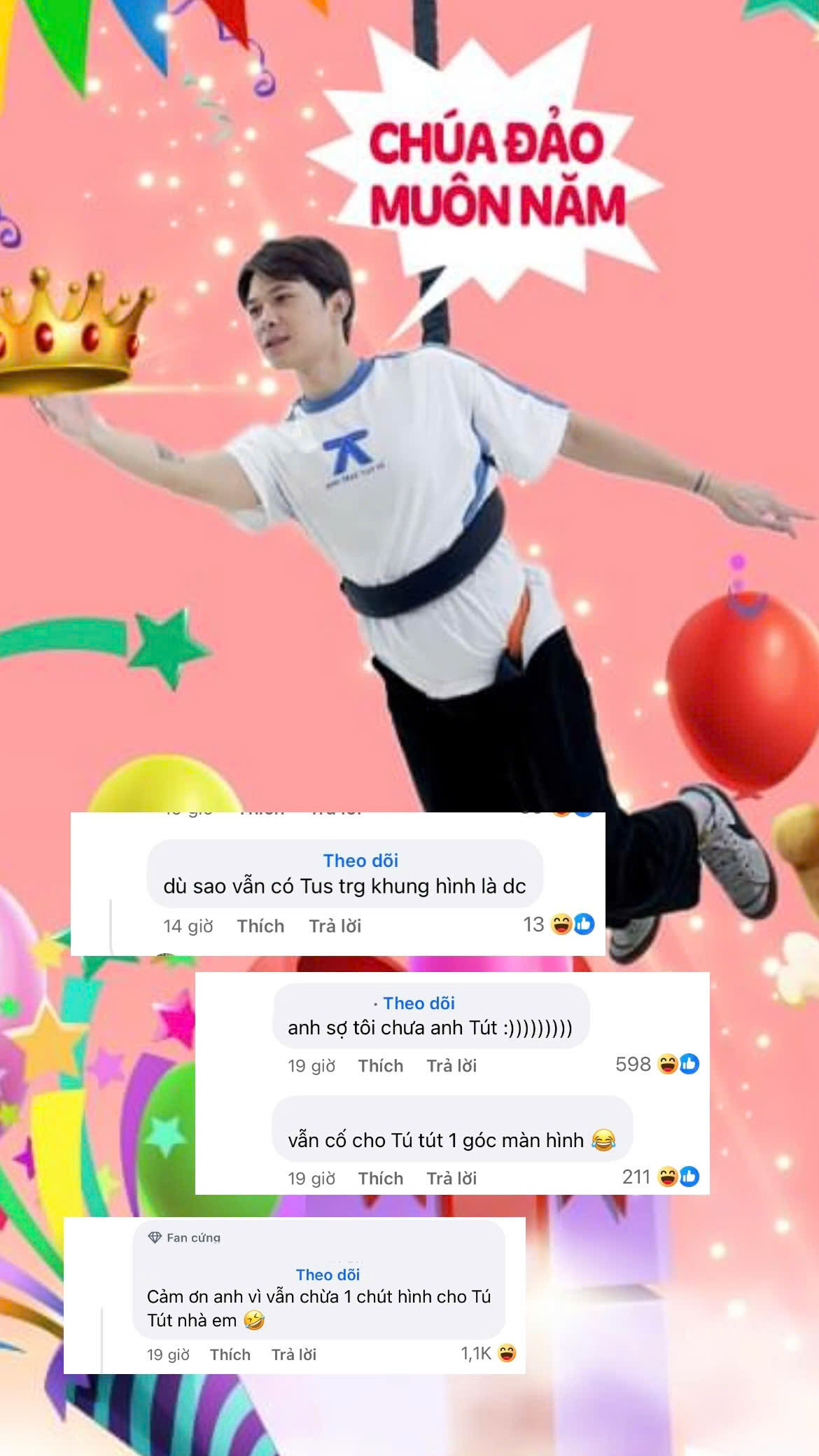 Quang Trung "nể tình" Anh Tú Atus nên có “chừa” một chút hình cho đàn anh nhưng “không đáng kể”. Quang Trung "nể tình" Anh Tú Atus nên có “chừa” một chút hình cho đàn anh nhưng “không đáng kể”.