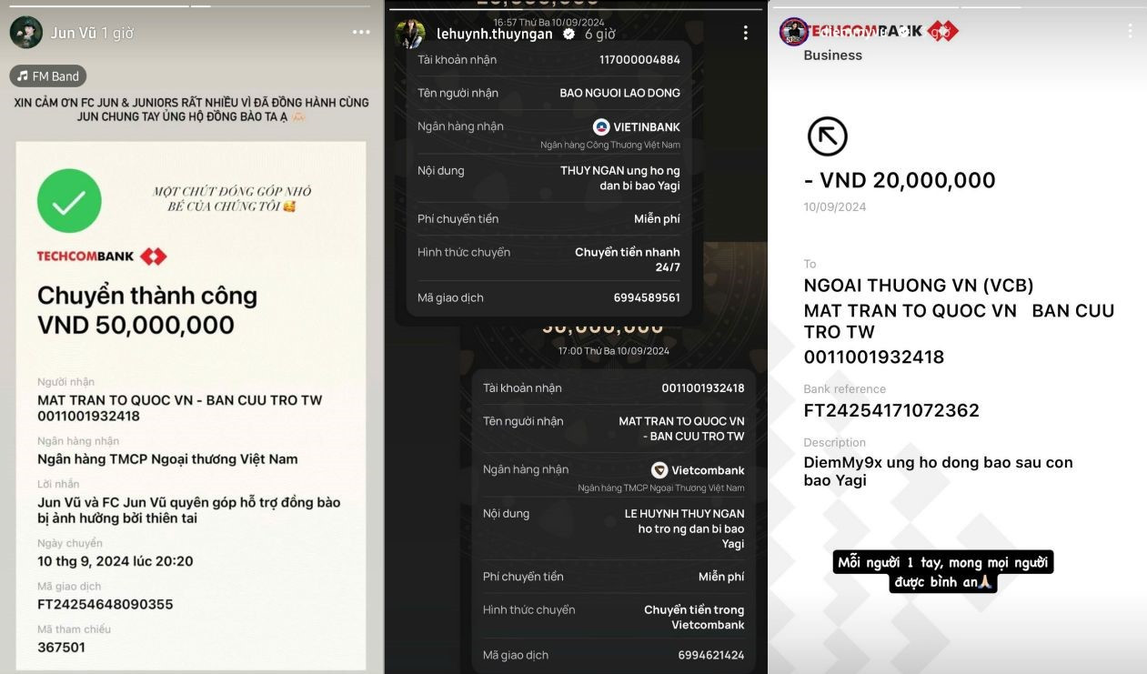 Diễn viên Jun Vũ, Thúy Ngân, Diễm My 9X đồng hành cùng bà con giữa lúc khó khăn. Diễn viên Jun Vũ, Thúy Ngân, Diễm My 9X đồng hành cùng bà con giữa lúc khó khăn.