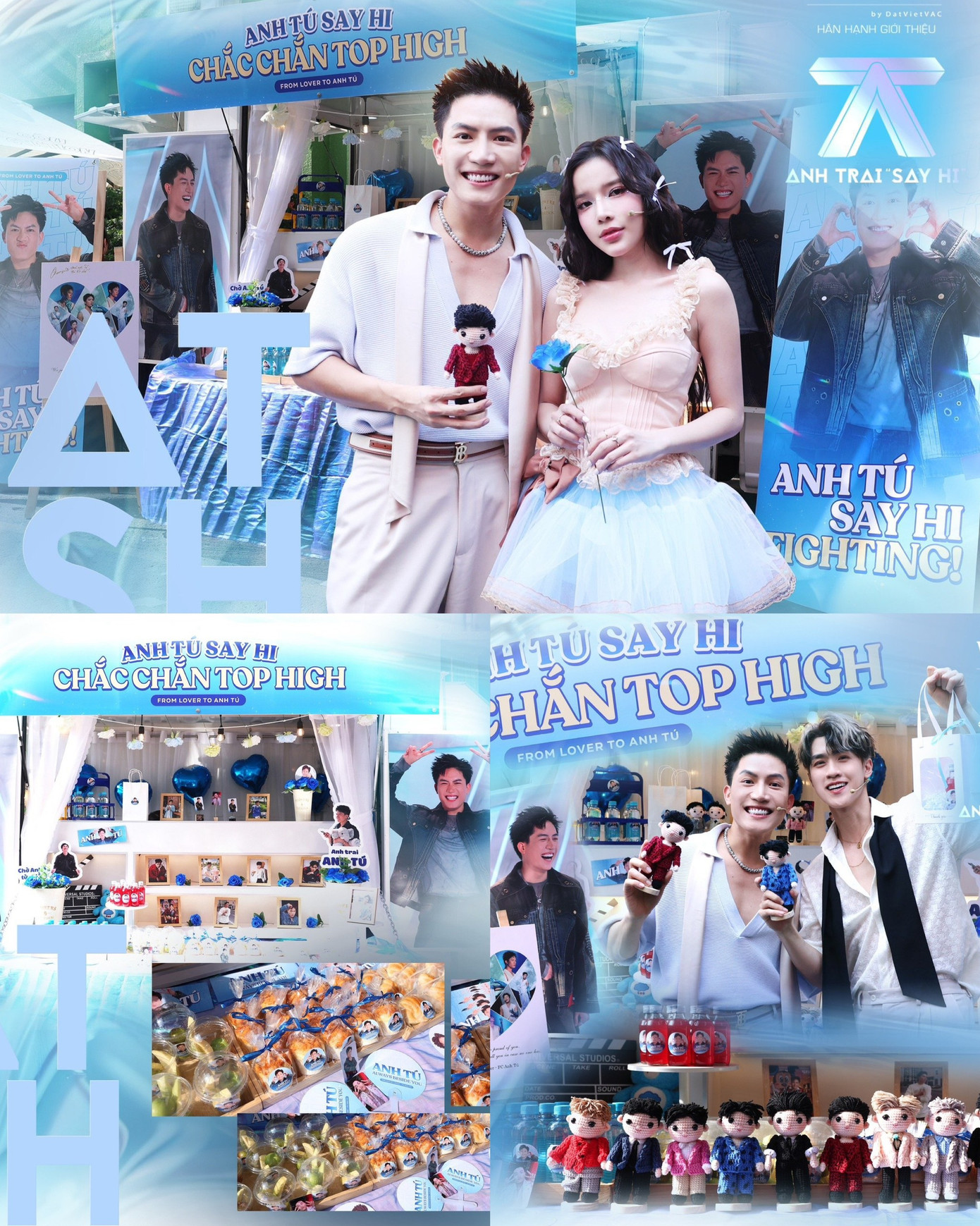 Cô bạn thân LyLy cũng xuất hiện tại phim trường để ủng hộ "anh nhà bên" Anh Tú.