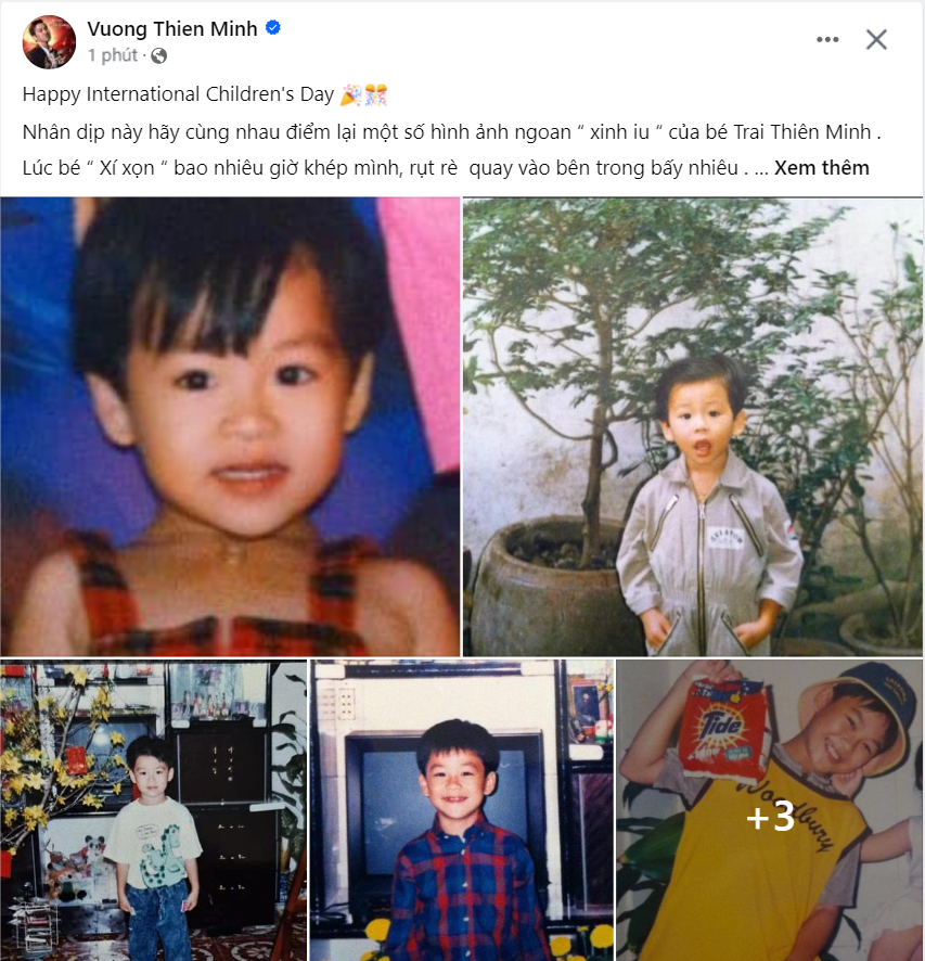 &quot;Anh tài&quot; Thiên Minh xả kho loạt ảnh &quot;ngoan xinh yêu&quot; đốn tim người hâm mộ.