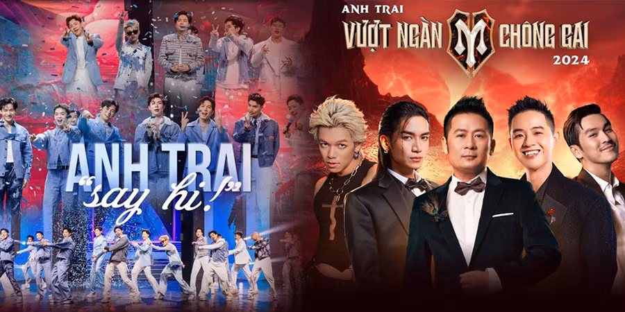 Anh Trai "Say Hi" và Anh Trai Vượt Ngàn Chông Gai cạnh tranh trực tiếp.