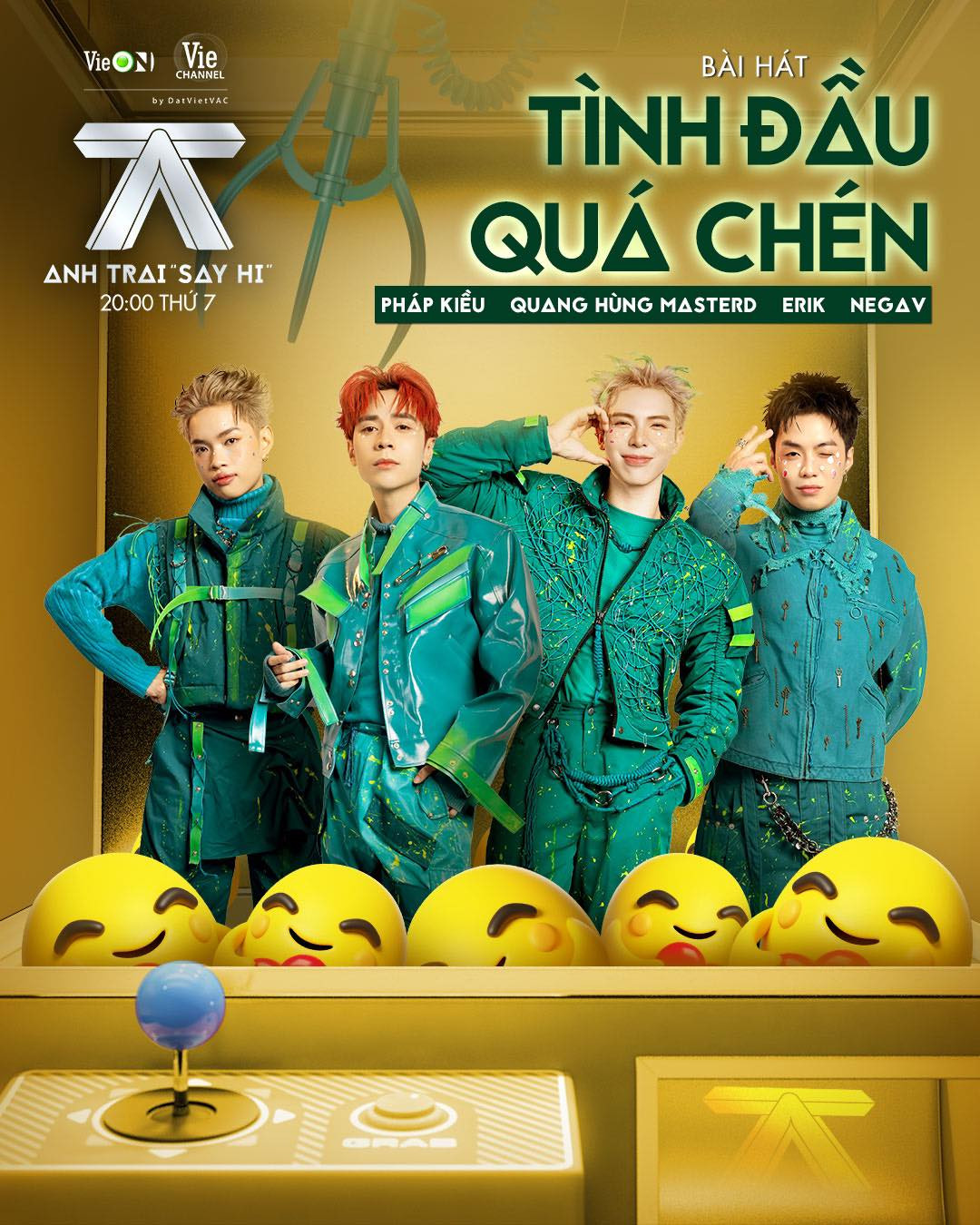 Tình Đầu Quá Chén do đội của Quang Hùng MasterD trình bày. Khán giả kỳ vọng ca khúc sẽ nhanh chóng leo Top Trending khi qua bàn tay của bộ đôi hit-maker Quang Hùng MasterD - Negav. Tình Đầu Quá Chén do đội của Quang Hùng MasterD trình bày. Khán giả kỳ vọng ca khúc sẽ nhanh chóng leo Top Trending khi qua bàn tay của bộ đôi hit-maker Quang Hùng MasterD - Negav.