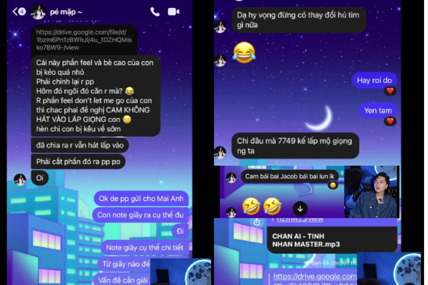 Netizen tỏ ra bức xúc trước đoạn tin nhắn Sofia nói về Orange khi cả hai cùng xuất hiện trên sân khấu Sóng 24. Netizen tỏ ra bức xúc trước đoạn tin nhắn Sofia nói về Orange khi cả hai cùng xuất hiện trên sân khấu Sóng 24.