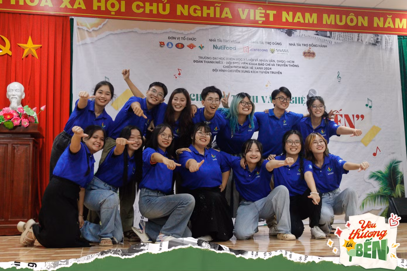 Ảnh: Đội hình chuyên Xung kích Tuyên truyền