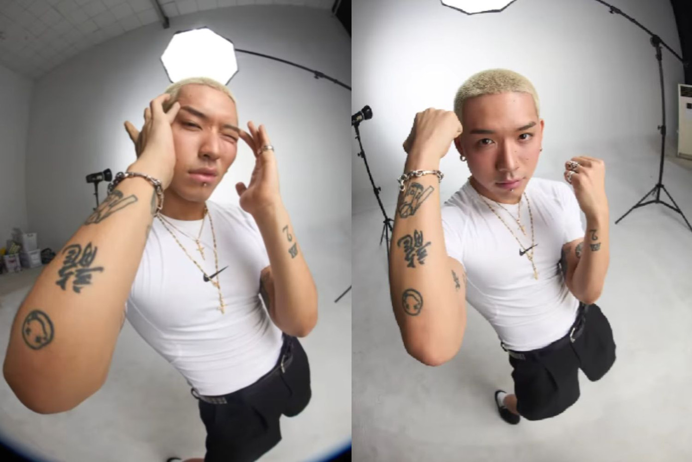 WEAN và nhiếp ảnh gia phối hợp ăn ý, tạo nên những bức ảnh cực chất, mang màu sắc riêng.