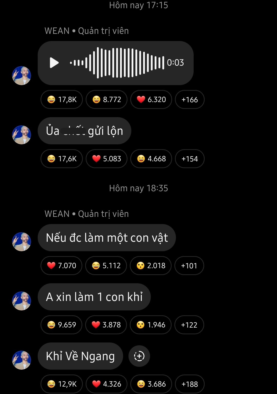 Dân tình trổ tài suy đoán rằng có lẽ vì chứng kiến cảnh WEAN LE "quan tâm hơi nhiều" đến HURRYKNG nên Miu Lê thấy "khó chịu vô cùng", do đó cô đã hủy theo dõi anh. Dân tình trổ tài suy đoán rằng có lẽ vì chứng kiến cảnh WEAN LE "quan tâm hơi nhiều" đến HURRYKNG nên Miu Lê thấy "khó chịu vô cùng", do đó cô đã hủy theo dõi anh.