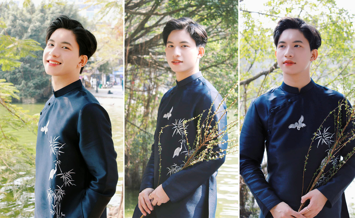 Châu Nguyễn Tùng Sơn - sinh viên khoa Ngữ văn, trường ĐH Sư phạm Hà Nội. Ảnh: NVCC Châu Nguyễn Tùng Sơn - sinh viên khoa Ngữ văn, trường ĐH Sư phạm Hà Nội. Ảnh: NVCC