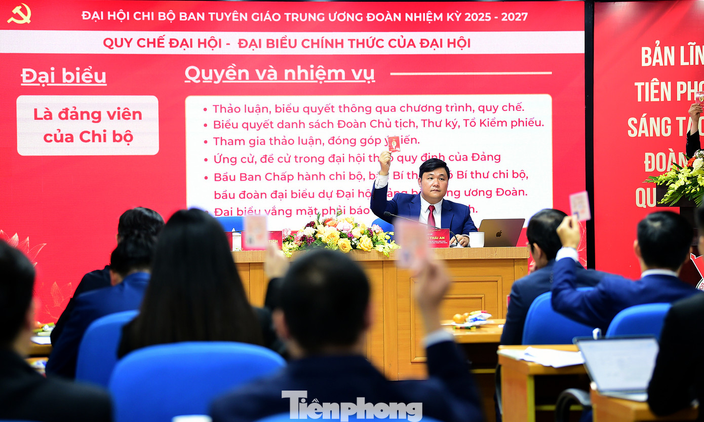 Các đại biểu biểu quyết tại Đại hội. Ảnh: Xuân Tùng Các đại biểu biểu quyết tại Đại hội. Ảnh: Xuân Tùng