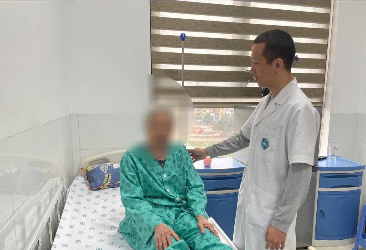 Ca phẫu thuật diễn ra thành công, bệnh nhân hồi phục tốt, bệnh nhân ổn định xuất viện 7 ngày sau phẫu thuật. Ảnh: Bệnh viện Đa khoa Hà Đông