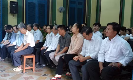 Các bị cáo tại tòa. Các bị cáo tại tòa
