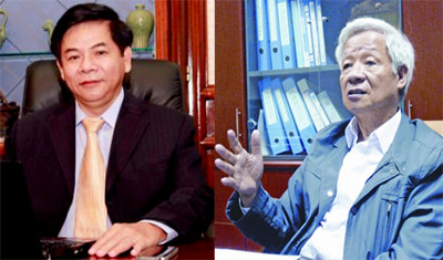 Ông Trần Xuân Giá (phải) và