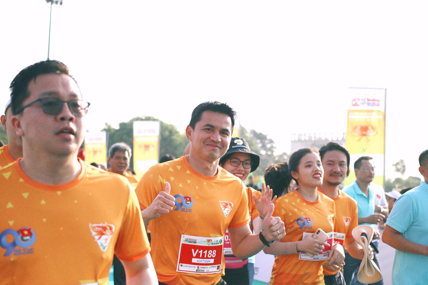 Dù lịch trình huấn luyện khá bận rộn nhưng HLV Kiatisuk vẫn tranh thủ thời gian để tham gia hưởng ứng Giải Vô địch Quốc gia Marathon và cự ly dài Báo Tiền phong lần thứ 62.